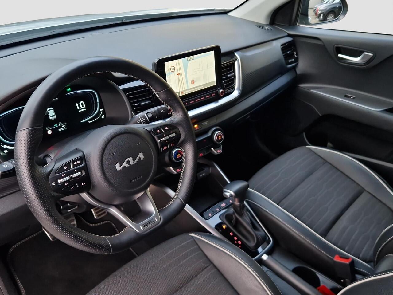 KIA Stonic 1.0 T-GDi MHEV GT-Line | Stoel- en Stuurverwarming | Privacy Glass | Automaat | H-Leder | Navi | Clima |