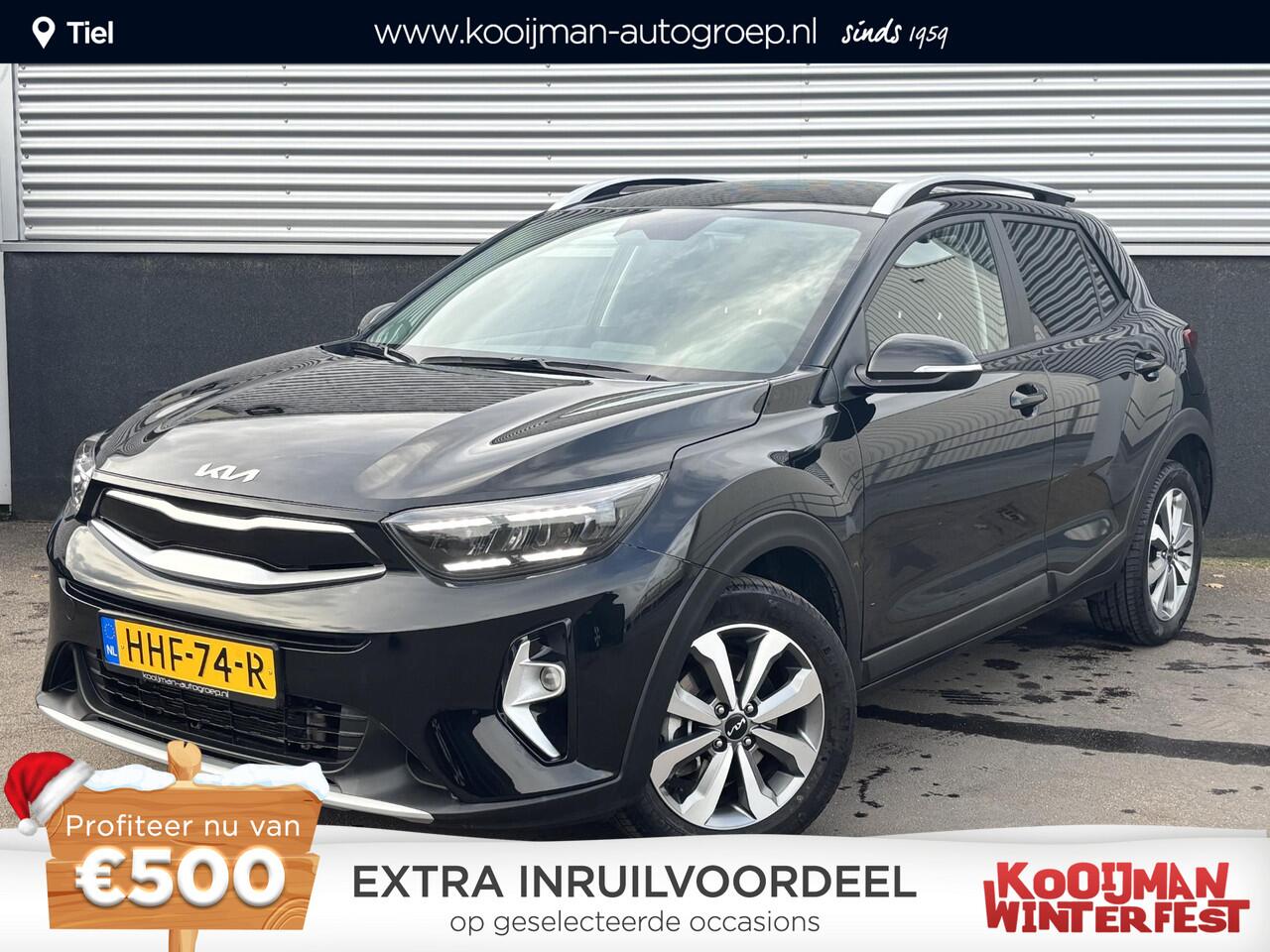 KIA Stonic 1.0 T-GDi MHEV DynamicPlusLine Navigatie, Stoel- & Stuurwiel verwarmd, Smart Key, Privacy glass, BTW-auto, 1e eign.