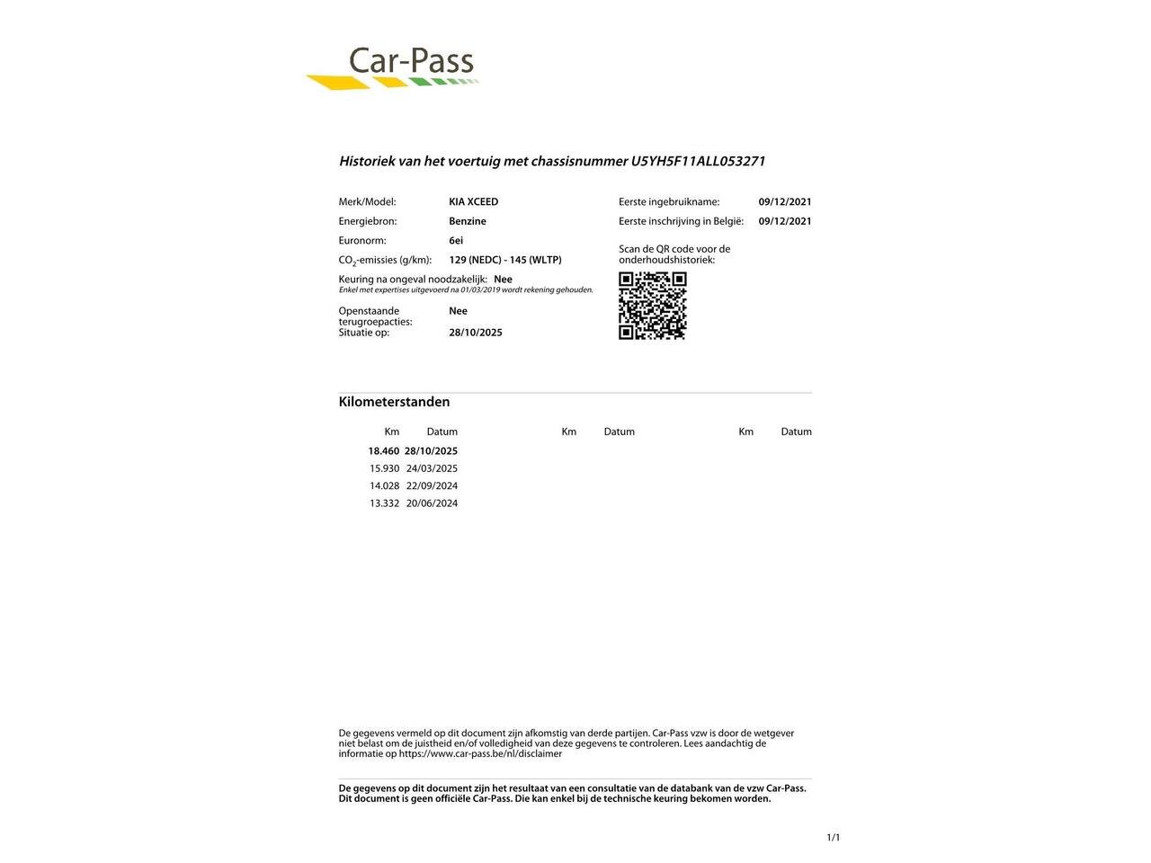 KIA Xceed 1.0 T-GDi DynamicLine Leder/Camera/Navi/18dkm...