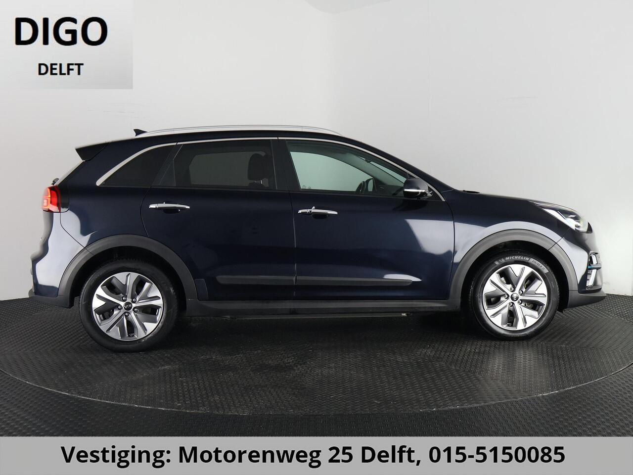 KIA e-Niro EXECUTIVELINE 64 KwH 1e EIG. ACCUTEST 100% !! WLTP 3-FASE. 204 PK . BEREIK WLTP 478 KM!! NAVI.DODEHOEK WARMTEPOMP GARANTIE TOT 9-2030**