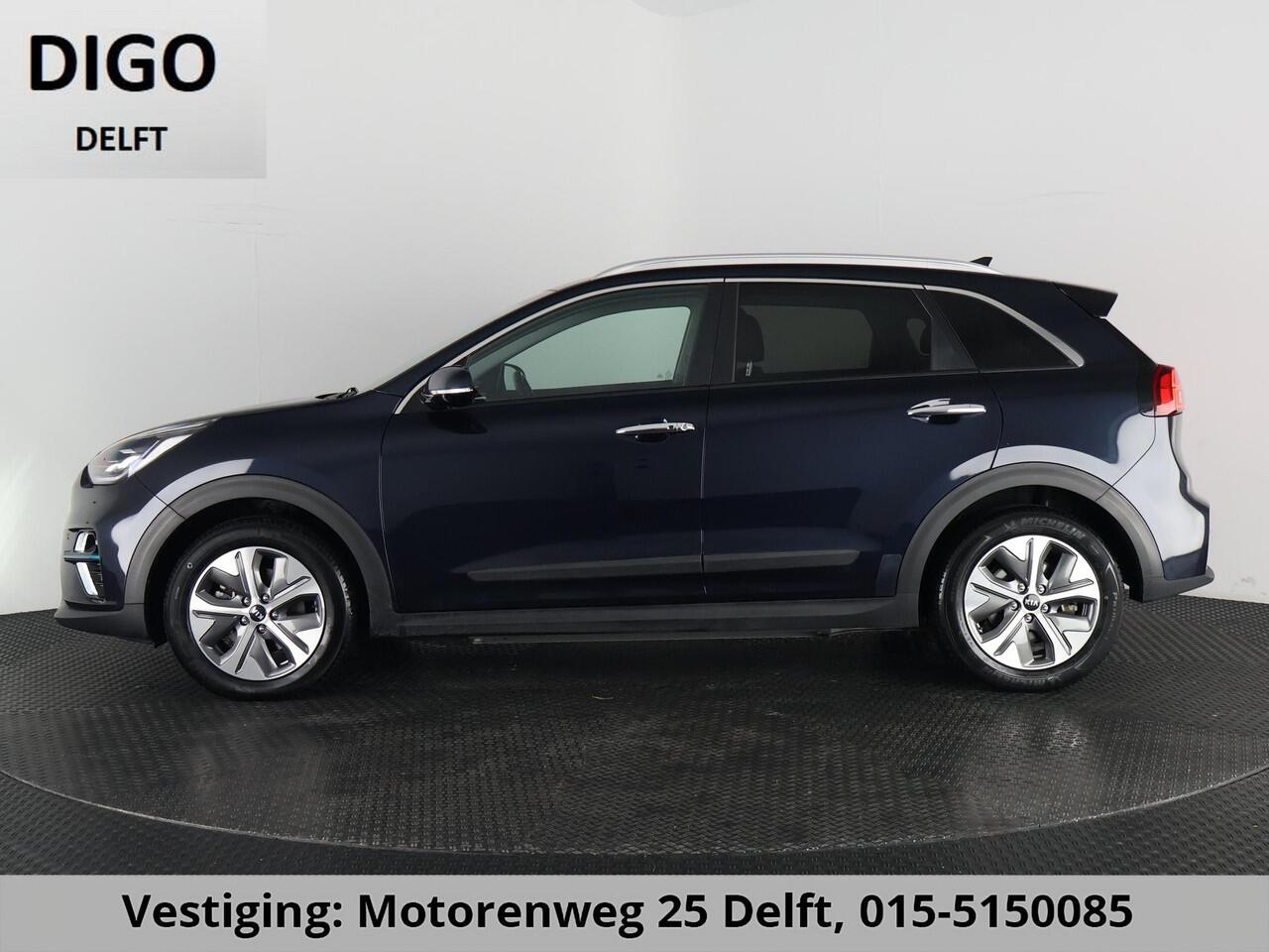 KIA e-Niro EXECUTIVELINE 64 KwH 1e EIG. ACCUTEST 100% !! WLTP 3-FASE. 204 PK . BEREIK WLTP 478 KM!! NAVI.DODEHOEK WARMTEPOMP GARANTIE TOT 9-2030**
