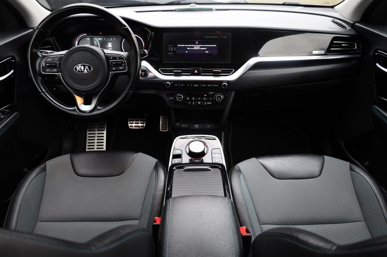 KIA e-Niro ComfortLine 64 kWh TREKHAAK-AFN CAMERA CARPLAY HALF-LEER ELEC.STOEL DAB ADAPTIVE-CRUISE CLIMA NAVI 2XPDC 17''LMV