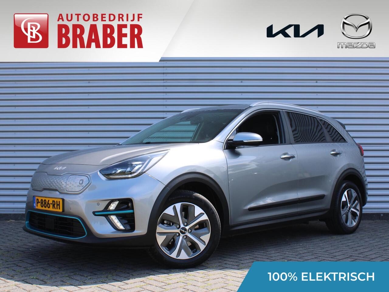 KIA e-Niro DynamicPlusLine 64 kWh | Schuif-/kantel dak | Cruise adapt.| Navi | 17" LM | Stuur-/stoelverwarming | Camera | Clima |