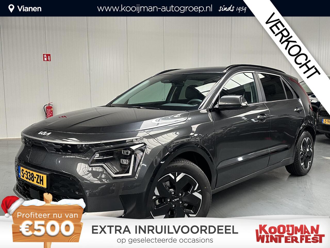 KIA e-Niro EV DynamicLine 64.8 kWh Dodehoekdetectie, Elektrische Stoelen, Adaptieve Cruisecontrol, Stoel en Stuurverwarming en meer!