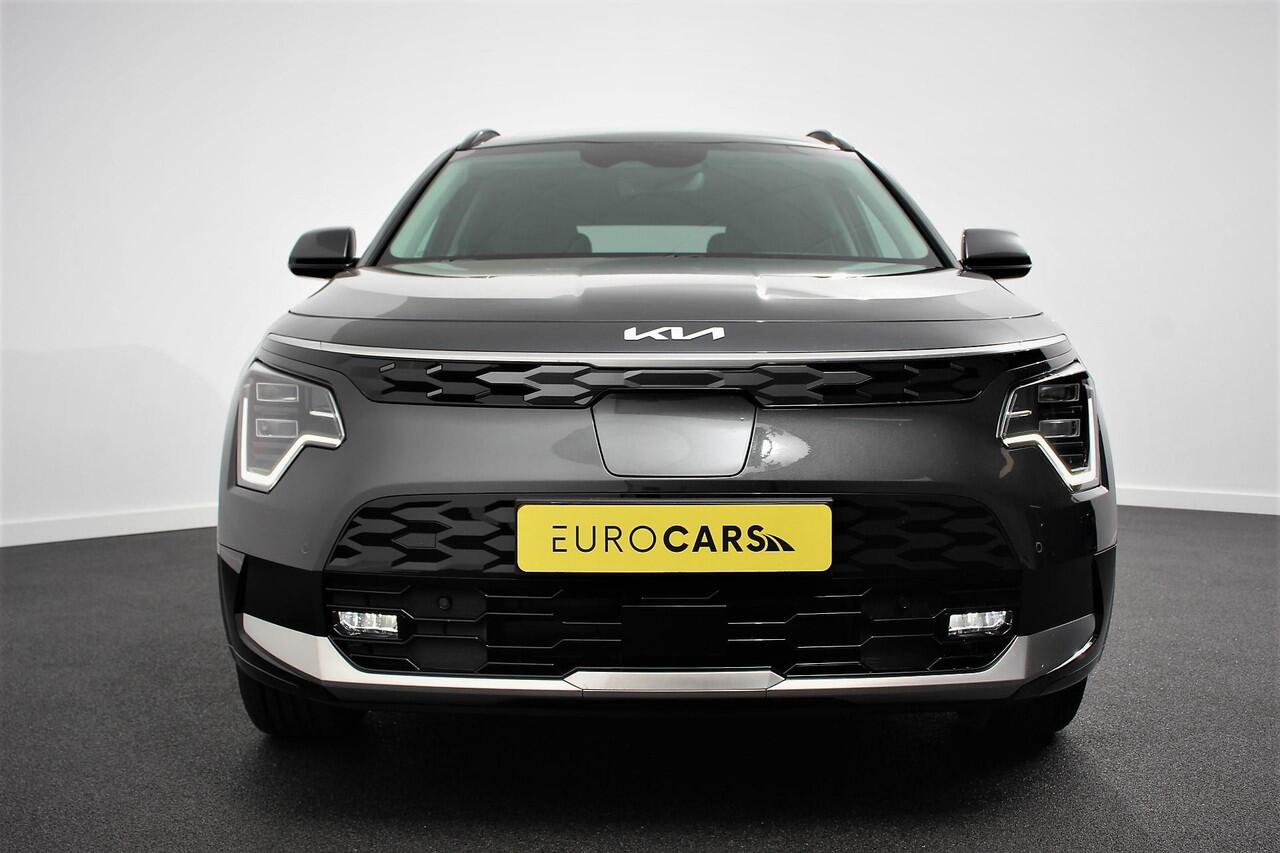 KIA e-Niro EV DynamicPlusLine 64.8 kWh Navigatie Half Leder Schuif-kantel dak Electrisch bedienbare achterklep DAB Led Camera Extra Getint Glas Lichtmetalen Velgen
