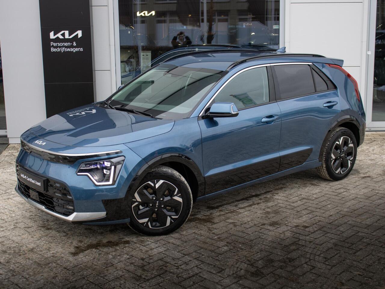 KIA e-Niro EV Edition Advanced 64.8 kWh Leder | LED | Stoelverwarming | Navigatie | Carplay | Adapt. Cruise | Climate | Keyless | Camera