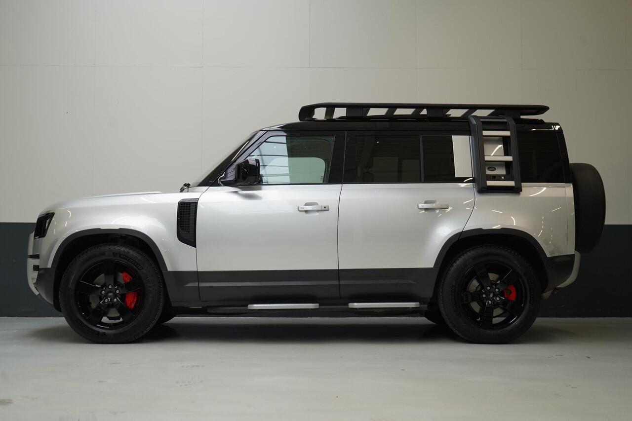 Land Rover DEFENDER 110 3.0 P400 110 First Edition | Panoramadak | Trekhaak | Leder | 360 Camera | Luchtvering