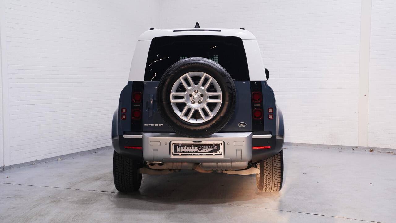 Land Rover DEFENDER Landrover 3.0 D250 110 Grijs Kenteken 3-Zits Leder Zwart 360 Camera, Navi, Apple Carplay, LED Koplampen