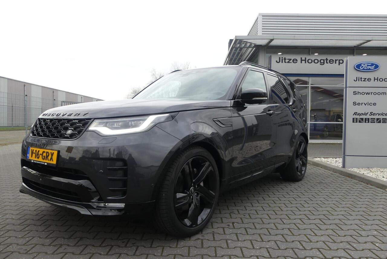 Land Rover DISCOVERY 3.0 D300 Dynamic HSE DIESEL HYBRIDE Land Rover Discovery 3.0 D300 Dynamic HSE MHEV COMMERCIAL.TREKHAAK.ACC.STANDKACHEL.MERIDIAN.PANORAMADAK.22 INCH GLOSS BLACK MET ZWART DAK !!!!!