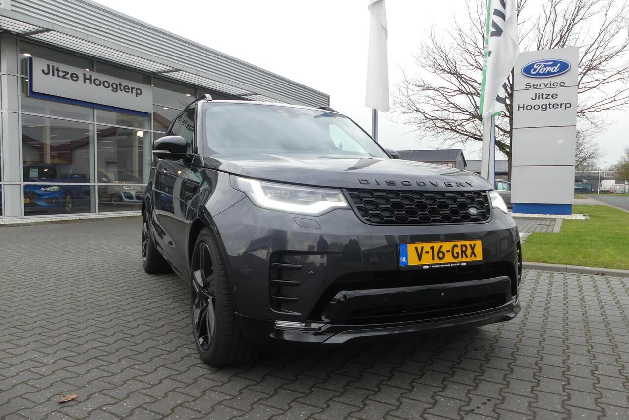 Land Rover DISCOVERY 3.0 D300 Dynamic HSE DIESEL HYBRIDE Land Rover Discovery 3.0 D300 Dynamic HSE MHEV COMMERCIAL.TREKHAAK.ACC.STANDKACHEL.MERIDIAN.PANORAMADAK.22 INCH GLOSS BLACK MET ZWART DAK !!!!!