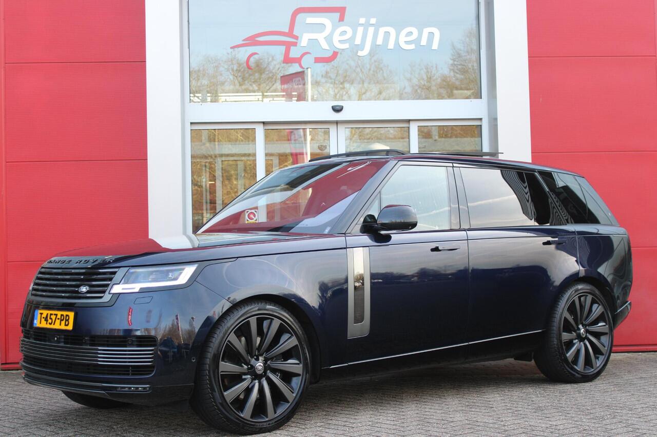 Land Rover RANGE ROVER 4.4 V8 P530 SV LWB AWD SIGNATURE SUITE | PANORAMISCH SCHUIF/KANTEL DAK | MEESTURENDE ACHTERAS | ELEKTRISCH WEGKLAPBARE TREKHAAK | SV INTERIEUR FIRST CLASS CABIN PACK (TWEE VOLLEDIG VERTELBARE ACHTERSTOELEN MET SCHERMEN EN KOELKAST) (RSE) | 23" OBLIVN VELG