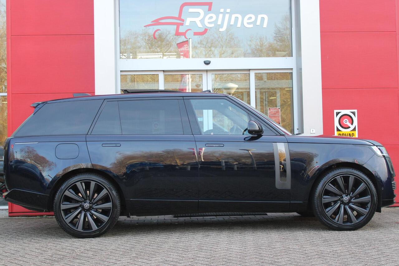 Land Rover RANGE ROVER 4.4 V8 P530 SV LWB AWD SIGNATURE SUITE | PANORAMISCH SCHUIF/KANTEL DAK | MEESTURENDE ACHTERAS | ELEKTRISCH WEGKLAPBARE TREKHAAK | SV INTERIEUR FIRST CLASS CABIN PACK (TWEE VOLLEDIG VERTELBARE ACHTERSTOELEN MET SCHERMEN EN KOELKAST) (RSE) | 23" OBLIVN VELG