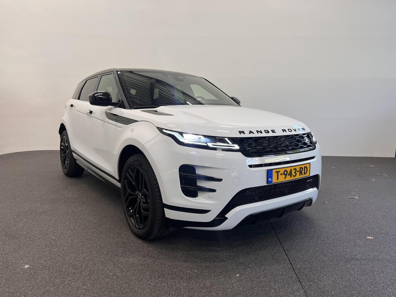 Land Rover RANGE ROVER EVOQUE 1.5 P300e AWD R-Dynamic SE Panoramadak Navigatie Apple Carplay/Android Auto Camera Parkeersensoren Adaptive Cruise Control Dodehoek Assistent Elektrische achterklep Stoel- en stuurverwarming Memory stoelen Climate Control Ledverlichting