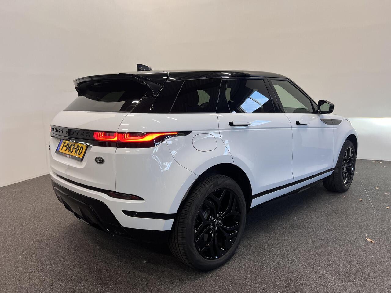 Land Rover RANGE ROVER EVOQUE 1.5 P300e AWD R-Dynamic SE Panoramadak Navigatie Apple Carplay/Android Auto Camera Parkeersensoren Adaptive Cruise Control Dodehoek Assistent Elektrische achterklep Stoel- en stuurverwarming Memory stoelen Climate Control Ledverlichting