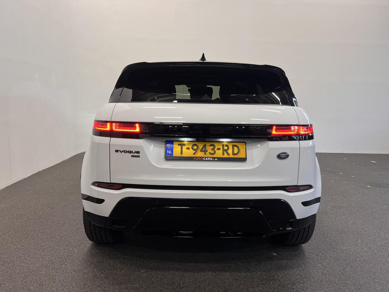Land Rover RANGE ROVER EVOQUE 1.5 P300e AWD R-Dynamic SE Panoramadak Navigatie Apple Carplay/Android Auto Camera Parkeersensoren Adaptive Cruise Control Dodehoek Assistent Elektrische achterklep Stoel- en stuurverwarming Memory stoelen Climate Control Ledverlichting