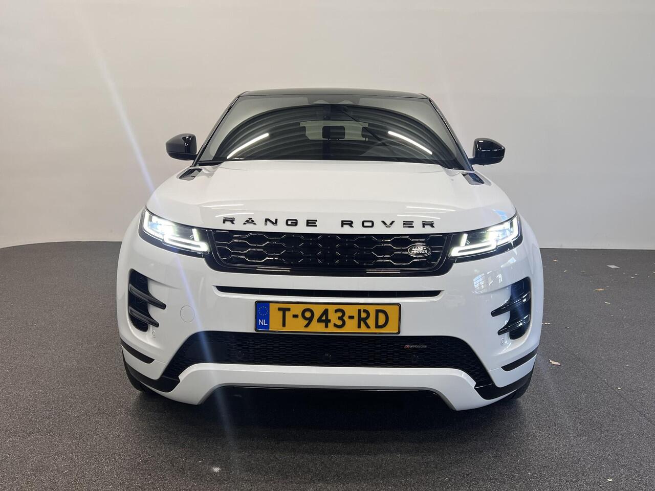 Land Rover RANGE ROVER EVOQUE 1.5 P300e AWD R-Dynamic SE Panoramadak Navigatie Apple Carplay/Android Auto Camera Parkeersensoren Adaptive Cruise Control Dodehoek Assistent Elektrische achterklep Stoel- en stuurverwarming Memory stoelen Climate Control Ledverlichting
