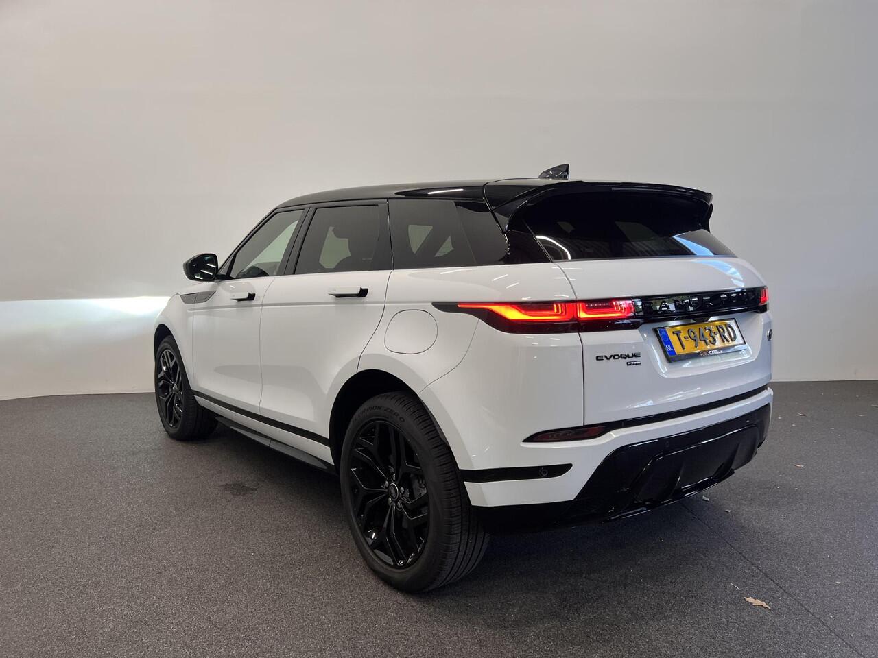 Land Rover RANGE ROVER EVOQUE 1.5 P300e AWD R-Dynamic SE Panoramadak Navigatie Apple Carplay/Android Auto Camera Parkeersensoren Adaptive Cruise Control Dodehoek Assistent Elektrische achterklep Stoel- en stuurverwarming Memory stoelen Climate Control Ledverlichting