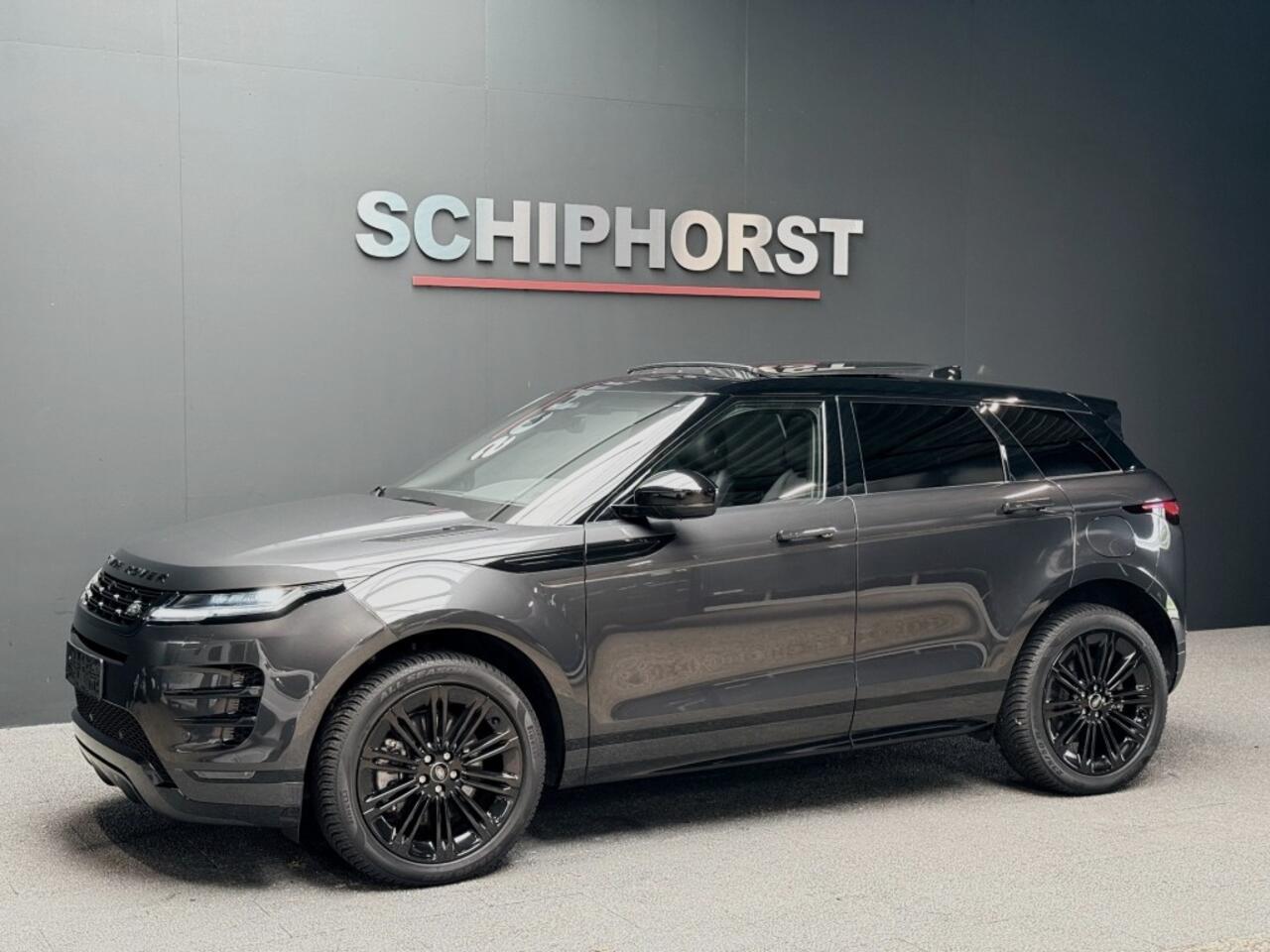 Land Rover RANGE ROVER EVOQUE P270e Dynamic SE Carpathian Grey Black Pack Panodak ACC Meridian SoundStoel+Stuurverwarming