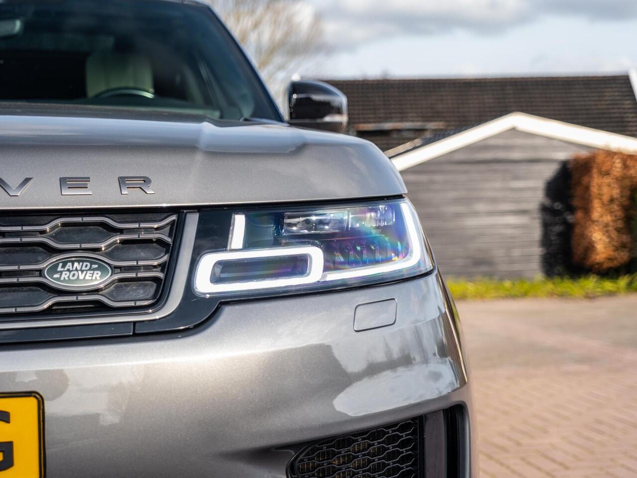 Land Rover RANGE ROVER SPORT 2.0 Si4 HSE P400e Dynamic MY21 | Panodak | Meridian Surround | Volleder | Matrix LED | CarPlay | LaneAssist | Adap Cruise | Camera | Black pack | Luchtvering | Memory | Etc.. JLR- dealer onderhouden