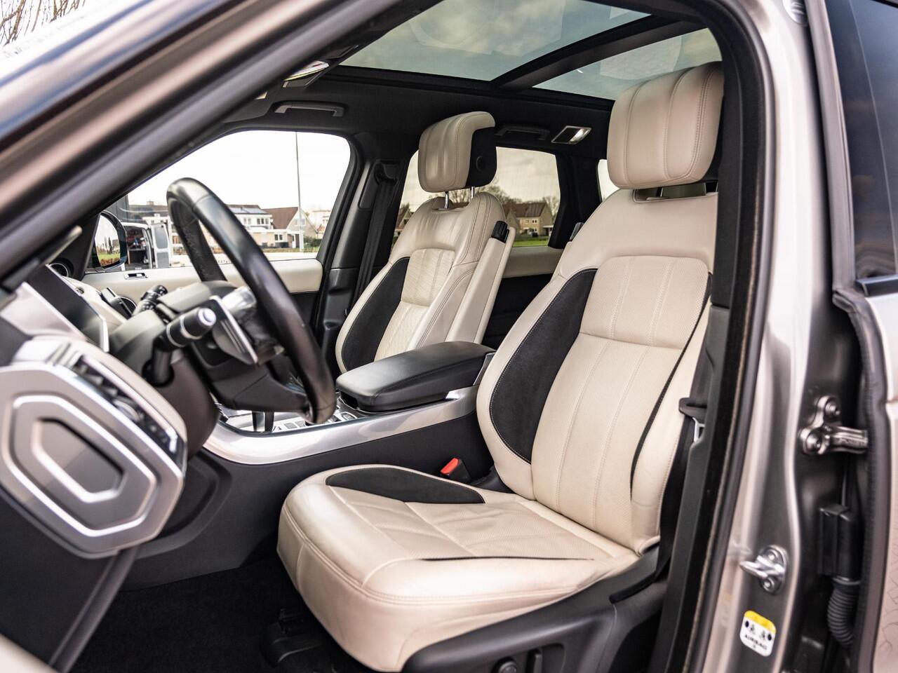 Land Rover RANGE ROVER SPORT 2.0 Si4 HSE P400e Dynamic MY21 | Panodak | Meridian Surround | Volleder | Matrix LED | CarPlay | LaneAssist | Adap Cruise | Camera | Black pack | Luchtvering | Memory | Etc.. JLR- dealer onderhouden