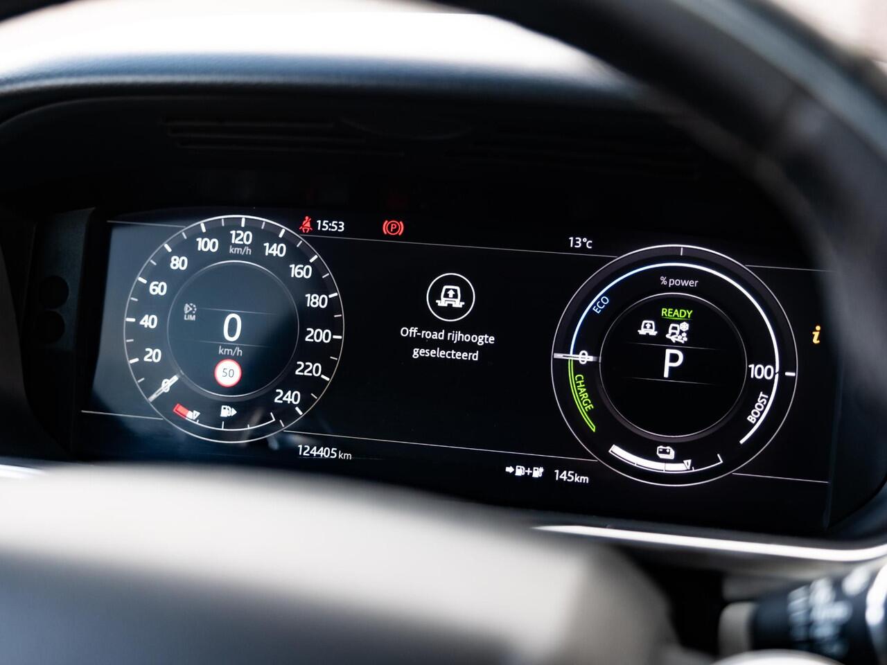 Land Rover RANGE ROVER SPORT 2.0 Si4 HSE P400e Dynamic MY21 | Panodak | Meridian Surround | Volleder | Matrix LED | CarPlay | LaneAssist | Adap Cruise | Camera | Black pack | Luchtvering | Memory | Etc.. JLR- dealer onderhouden