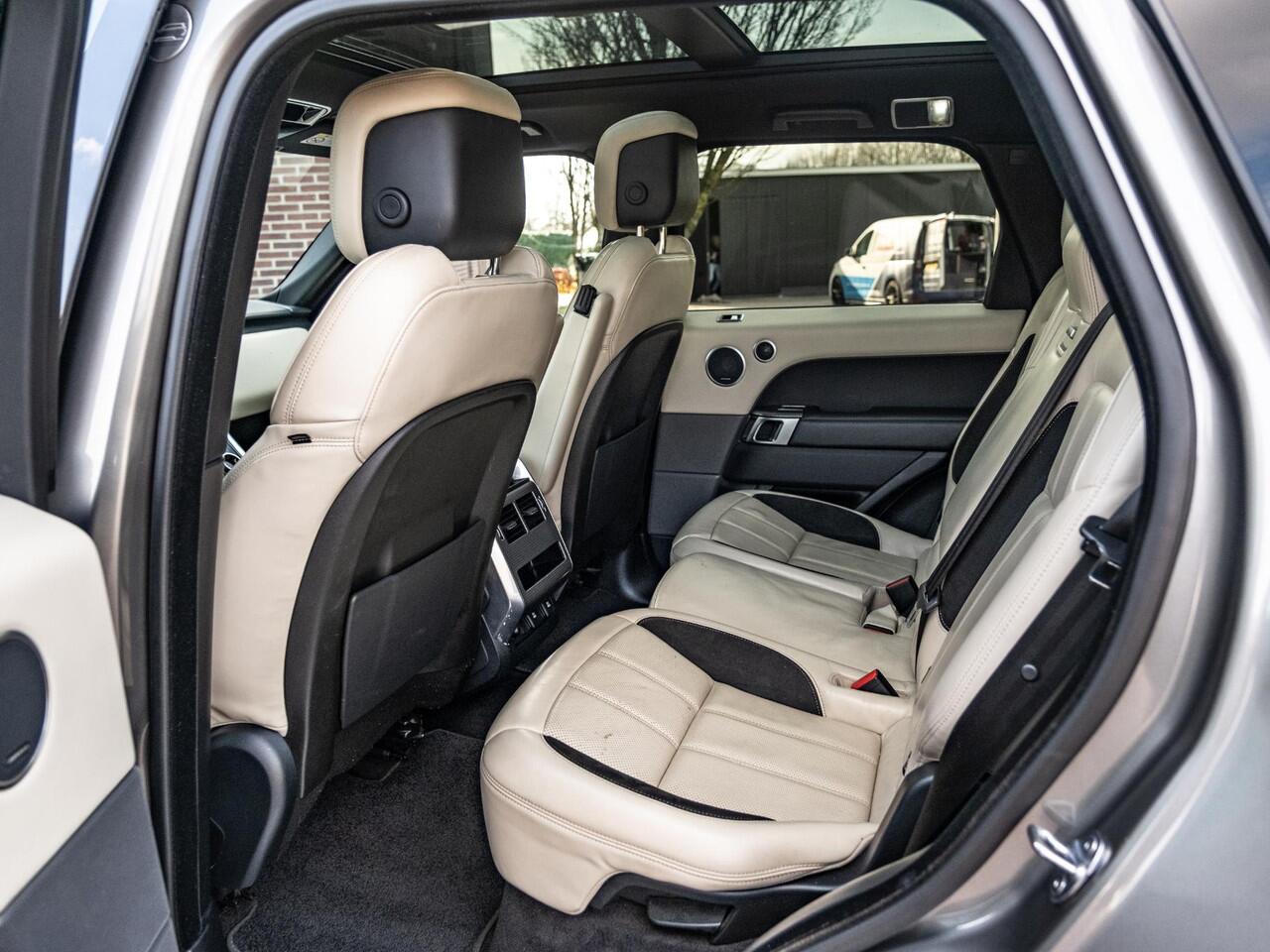 Land Rover RANGE ROVER SPORT 2.0 Si4 HSE P400e Dynamic MY21 | Panodak | Meridian Surround | Volleder | Matrix LED | CarPlay | LaneAssist | Adap Cruise | Camera | Black pack | Luchtvering | Memory | Etc.. JLR- dealer onderhouden