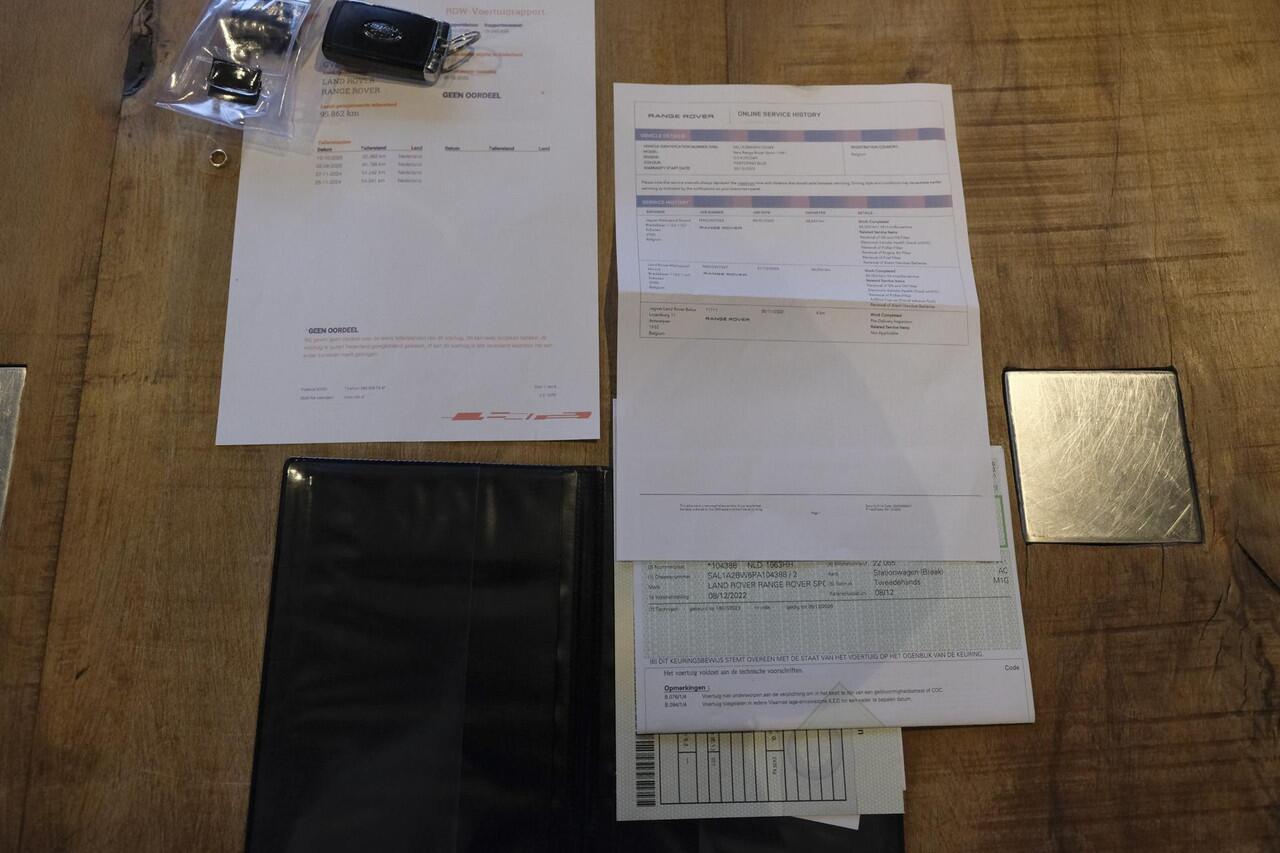 Land Rover RANGE ROVER SPORT D350 350pk Autobiography Panoramadak Massage Stoelkoeling Meridian 3d Trekhaak 23" LMV