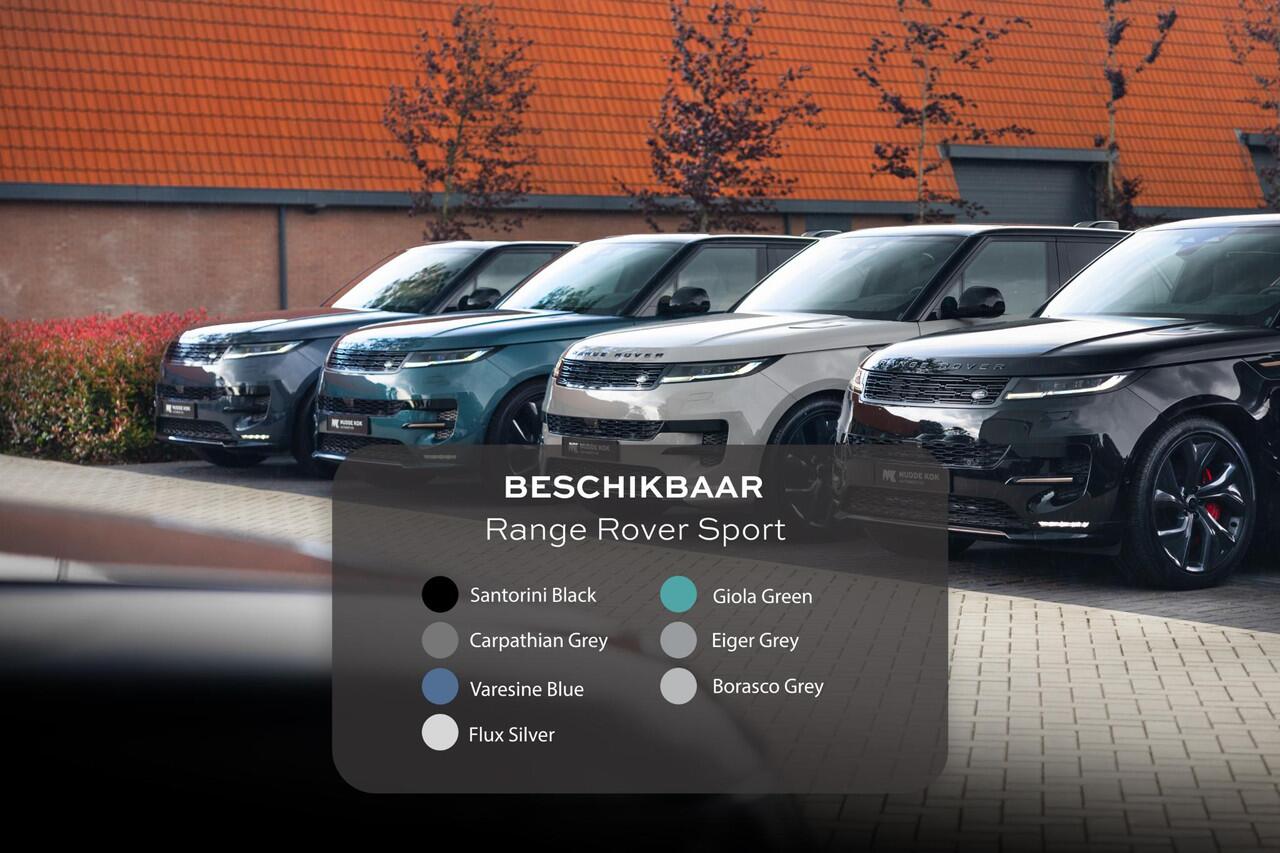 Land Rover RANGE ROVER SPORT 3.0 P550e Autobiography | Caraway Interieur | Stoelkoeling | Head-Up | 23 Inch Dark Grey | Meridian 3D Surround | Trekhaak