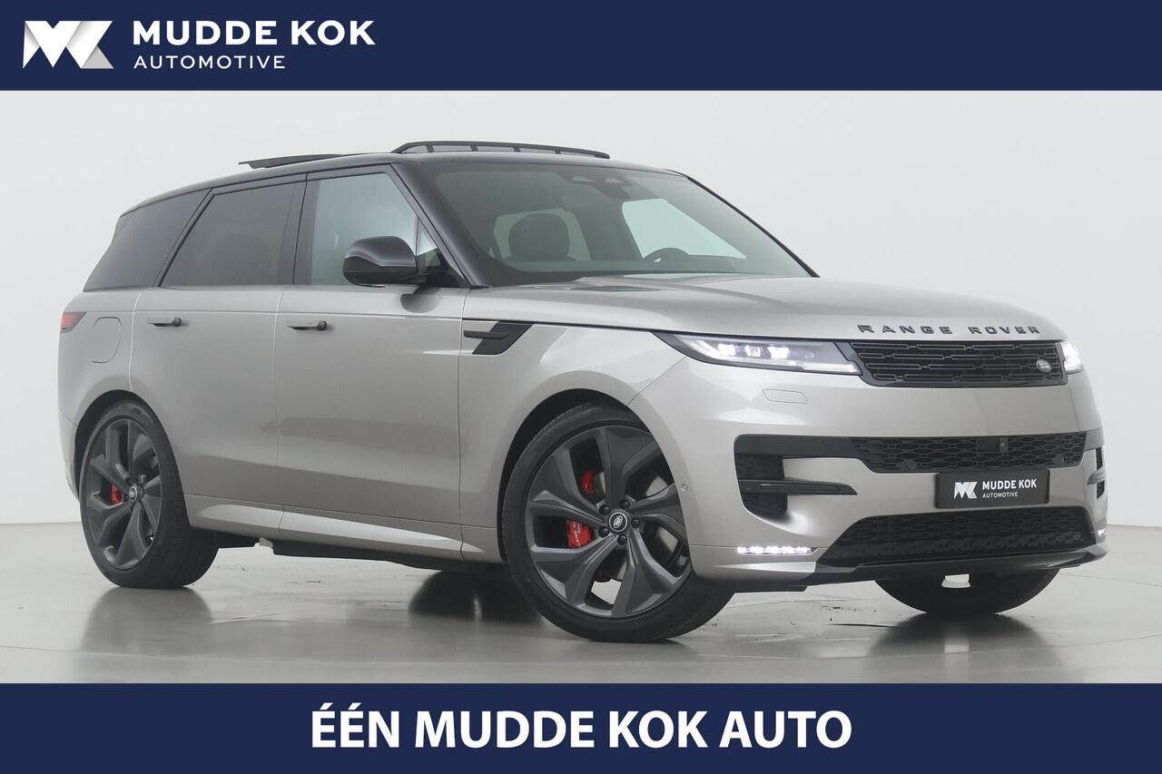 Land Rover RANGE ROVER SPORT 3.0 P460e Dynamic HSE | Black Pack | Flux Silver | 23 Inch | Massage+Ventilatie | Trekhaak | Head-Up