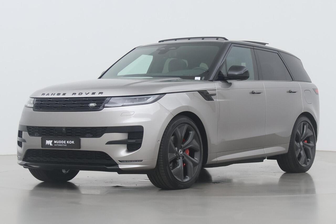 Land Rover RANGE ROVER SPORT 3.0 P460e Dynamic HSE | Black Pack | Flux Silver | 23 Inch | Massage+Ventilatie | Trekhaak | Head-Up