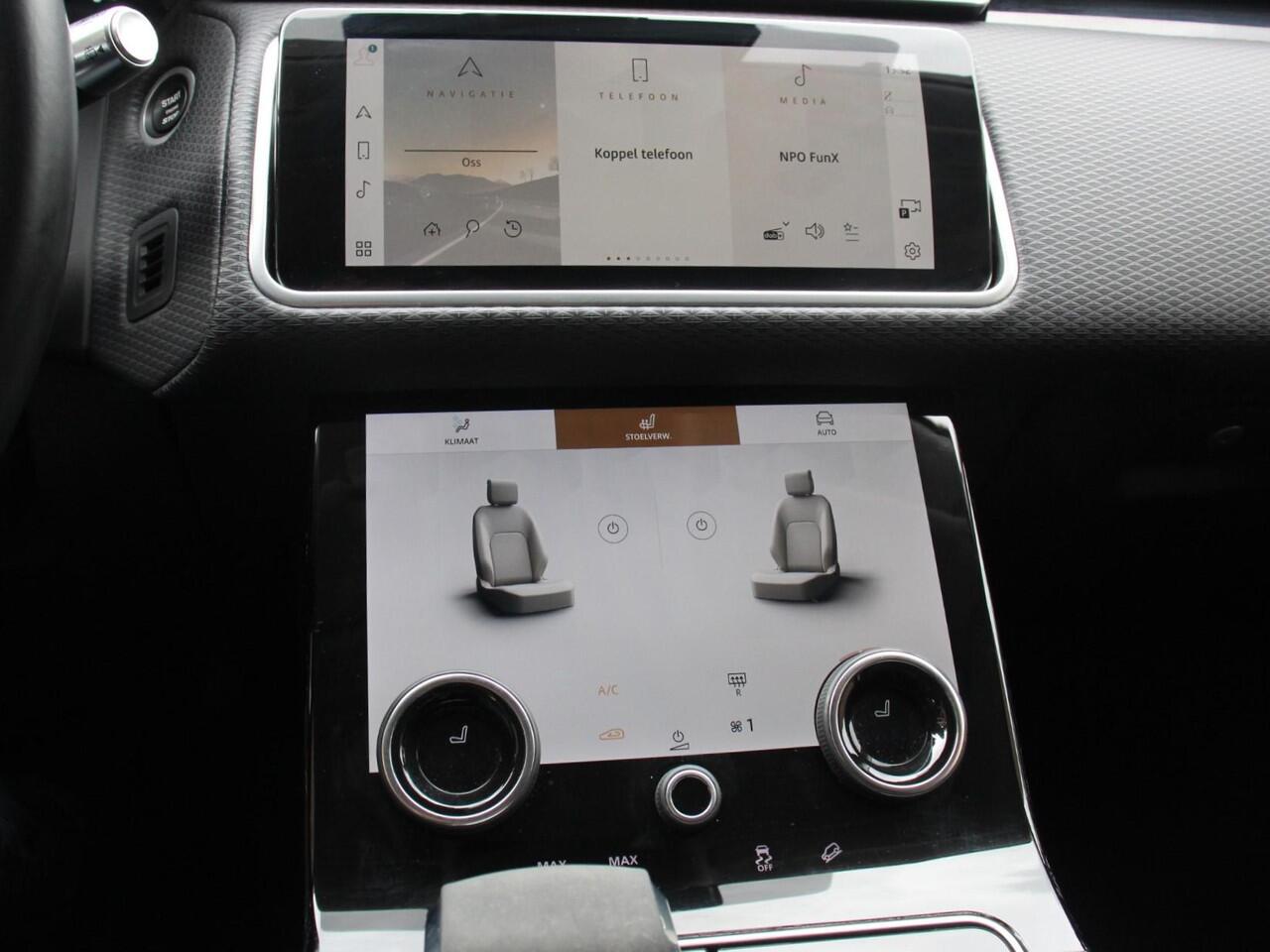Land Rover Velar Range Rover 2.0 P400e | Navigatie | Apple Carplay/Android Auto | Camera | Parkeersensoren | Elektrische achterklep | Stoelverwarming | Virtual Cockpit | Climate Control | 20"Lichtmetalen velgen | Getinte ramen