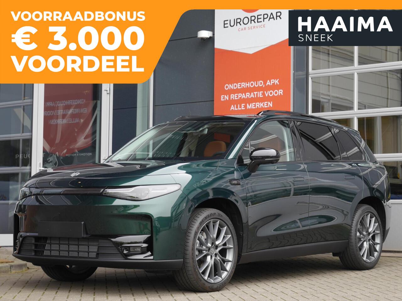 Leapmotor C10 REEV Design 28.4 kWh | Nieuwe auto | Gecombineerde actieradius WLTP 974km | 1500 kg Trekgewicht | Diverse kleuren leverbaar | Full options | Stuurverwarming | Stoelverwarming en koeling | Elektrisch verstelbare voorstoelen | Navigatie | Keyless entry & st