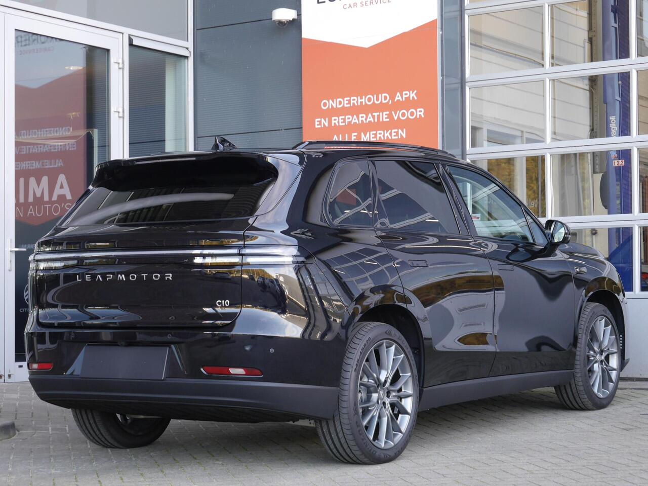 Leapmotor C10 Design ProMax AWD 81.9kWh | Op bestelling leverbaar | 598 PK | 0-100 in 4 seconden | Wltp 437 km | 1500kg trekgewicht | Uit voorraad leverbaar | Stoel en stuurverwarming | Stoel ventilatie | Panorama dak | 20 inch lichtmetalen velgen | 360 graden camera