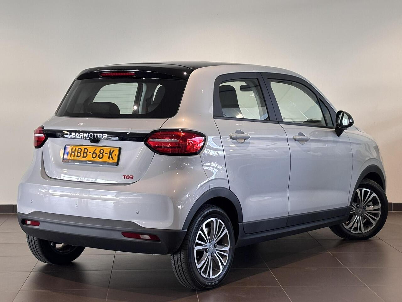 Leapmotor T03 5-deurs Design EV 37,3kWh 95pk AUTOMAAT | CAMERA | CLIMA | PANODAK | ADAPTIVE CRUISE | DODEHOEKBEW. | LM-VELGEN | NAVI |