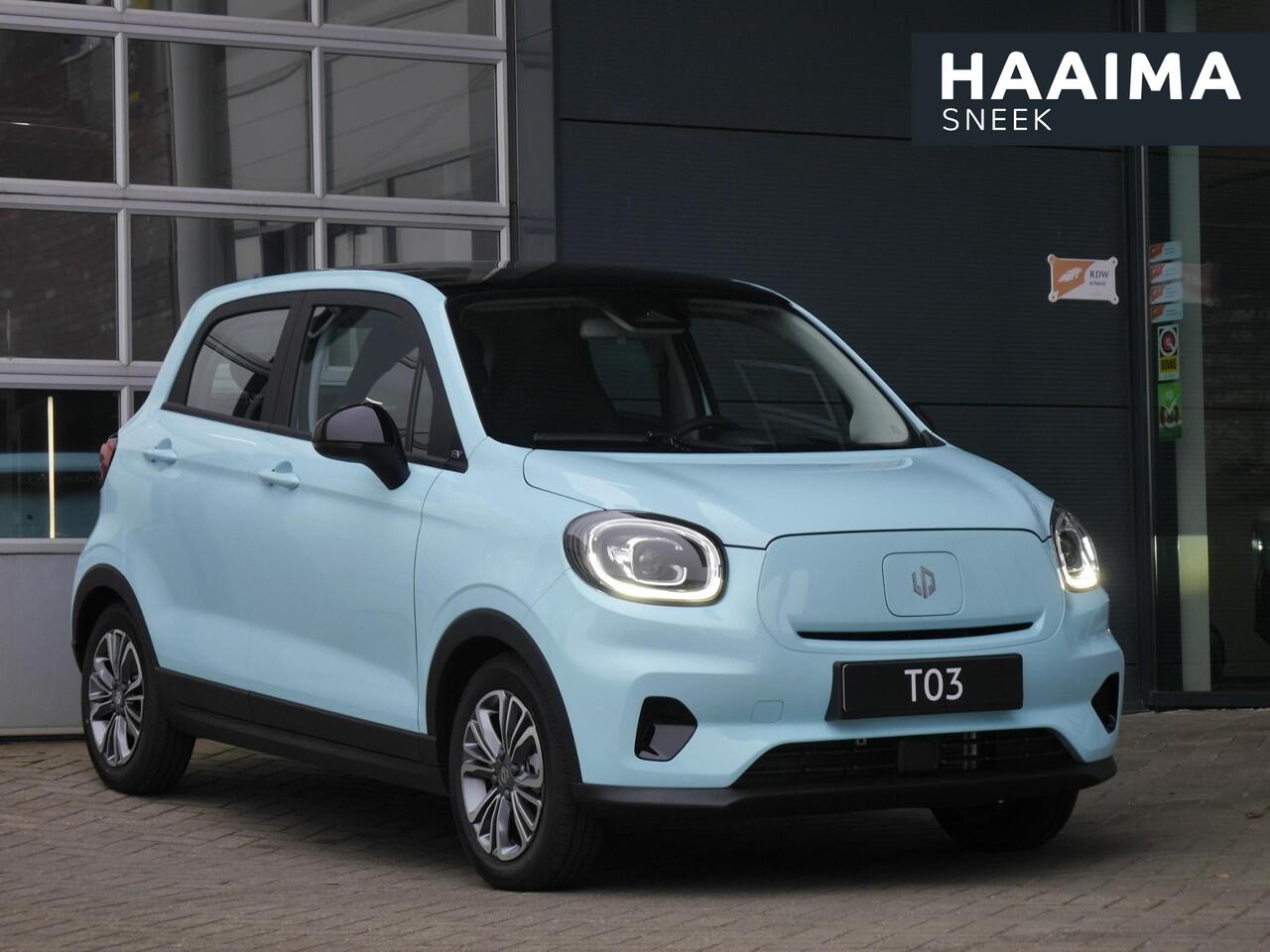 Leapmotor T03 Design 37.3 kWh | Nieuw | Snel leverbaar | Camera | Panoramadak | Adaptive cruise control | Dodehoek detectie | Lichtmetalen velgen