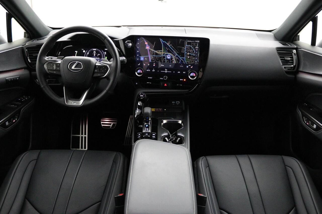 Lexus NX 450h+ AWD F SPORT Line | 20 Inch Lichtmetalen velgen | Rondomzichtcamera | Stoelgeheugen | Head-Up Display