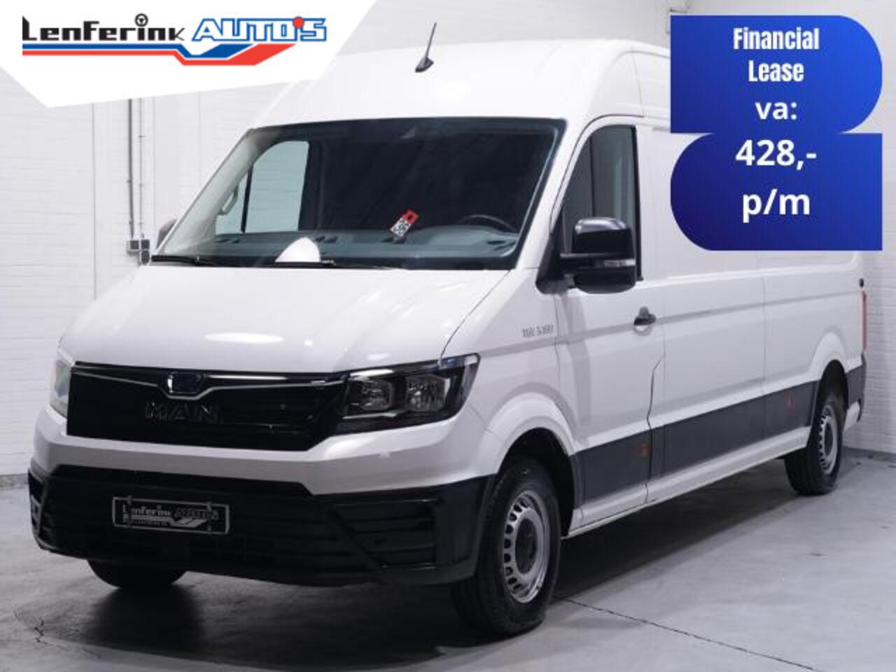 MAN TGE 3.180 180 pk DSG Aut. L4H3 Apple Carplay, Camera 270 Graden Achterdeuren, Laadruimte Pakket, Trekhaak, 3-Zits