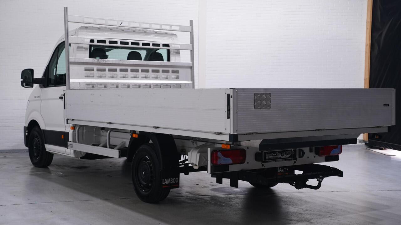 MAN TGE 3.140 140 pk DSG Aut. Pick Up / Open Laadbak Navi, Camera, Trekhaak 3.000 kg, LxBxH 383x225x40 cm, 3-Zits