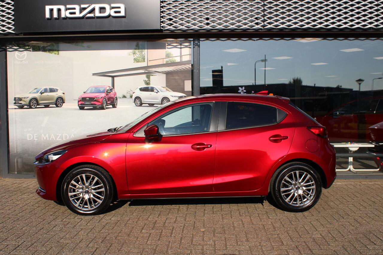 Mazda 2 1.5 Skyactiv-G Luxury , Apple Carplay, Clima, Cruise, PDC, LMV 16 Inch, LKA, Stuur/Stoelverwarming