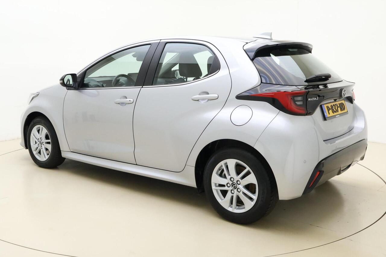 Mazda 2 Hybrid 1.5 Agile Automaat | vergelijkbaar aan Toyota Yaris | Climate control | Half lederen bekleding | Lichtmetalen velgen | Camera | Cruise control | Keyless start | Parkeersensoren