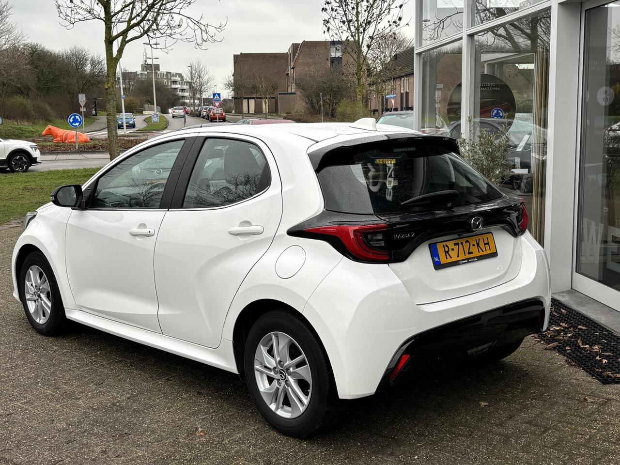 Mazda 2 Hybrid 1.5 Agile NL-Auto, 1e Eig., Dealer Ondh., Hybride, Automaat, Apple Carplay / Android Auto, A. Rij-Camera, Keyless Start/Entry, Stoel & Stuur verw., Lichtmetaal, Btw-auto