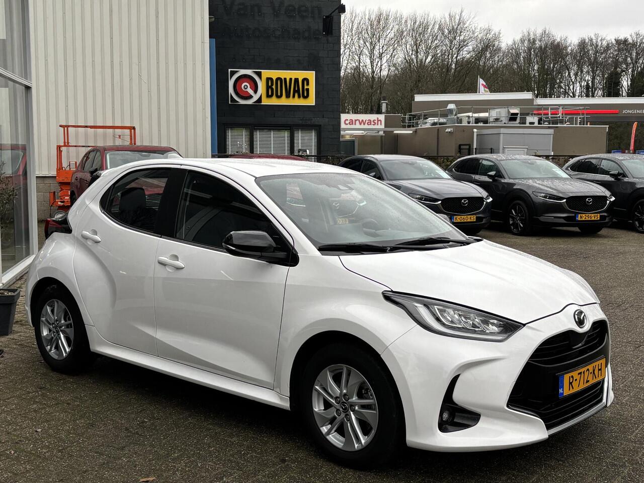 Mazda 2 Hybrid 1.5 Agile NL-Auto, 1e Eig., Dealer Ondh., Hybride, Automaat, Apple Carplay / Android Auto, A. Rij-Camera, Keyless Start/Entry, Stoel & Stuur verw., Lichtmetaal, Btw-auto