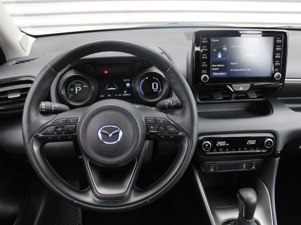 Mazda 2 Hybrid 1.5 Agile | Comfort pakket | 15" LM | Stuur/-stoelverwarming | Carplay | Cruise adapt. |