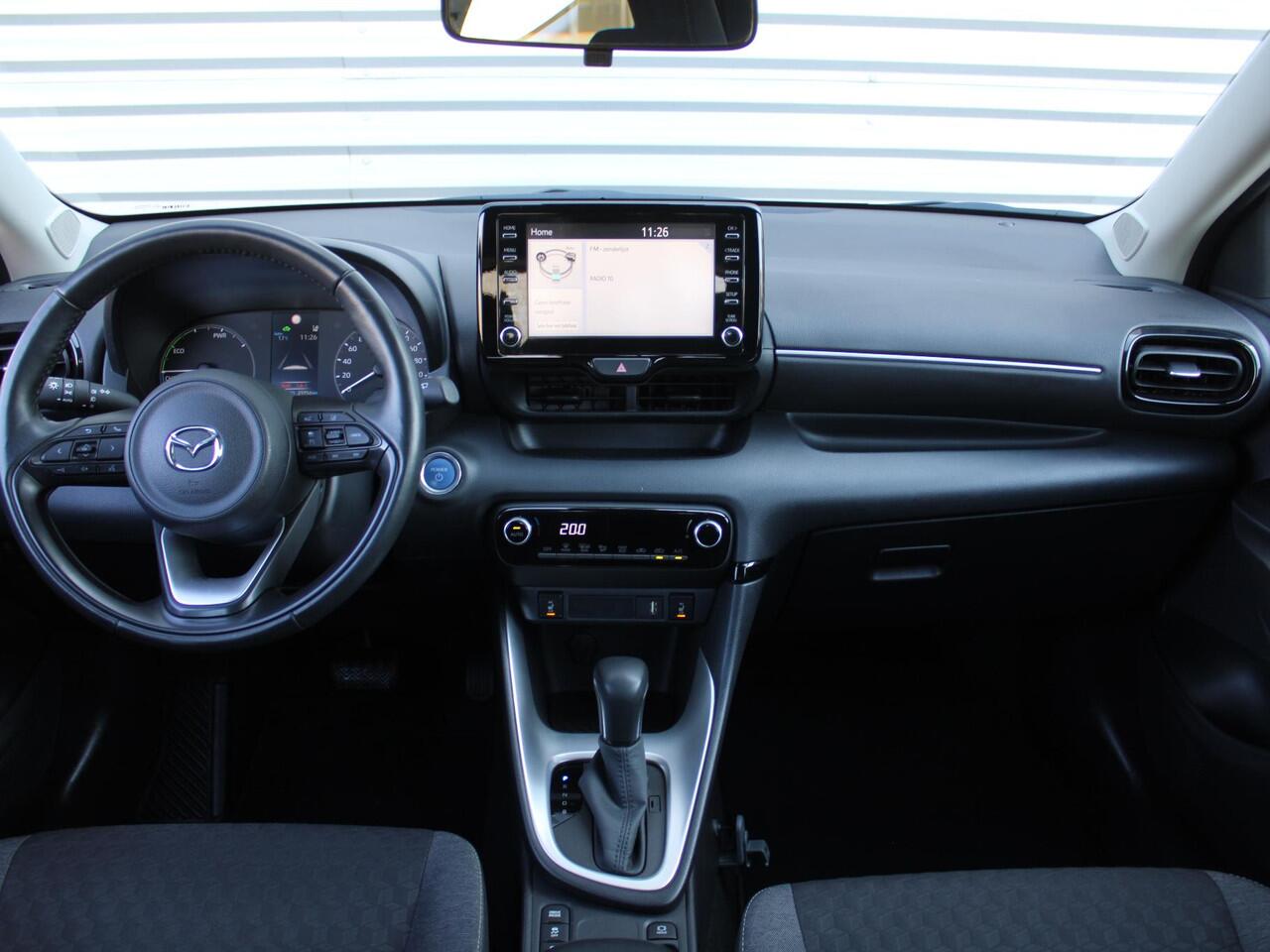 Mazda 2 Hybrid 1.5 Agile | Stuur-/stoelverwarming | Camera | 15" LM | Cruise adapt. | Airco |