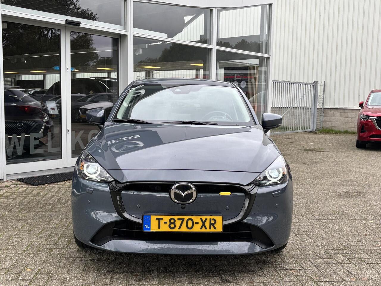Mazda 2 1.5 e-SkyActiv-G 90 Exclusive-Line NL-Auto, Dealer Ondh. Navigatie, Apple Carplay /Android Auto, Camera 360, Add. Cruise Controle, Parkeerhulp v, Head-up, Lichtmetaal.