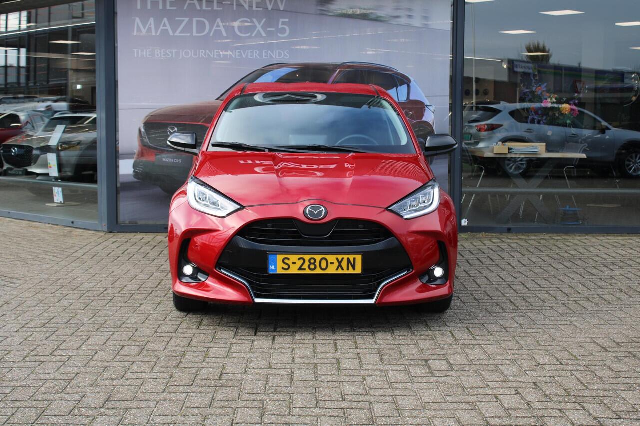 Mazda 2 Hybrid 1.5 Select , Automaat, Half Leder, Camera, All Season, Adap.Cruise, HUD, Stoel/Stuurverwarming, Clima, LMV 16 Inch, Apple Carplay, Android Auto, Bluetooth