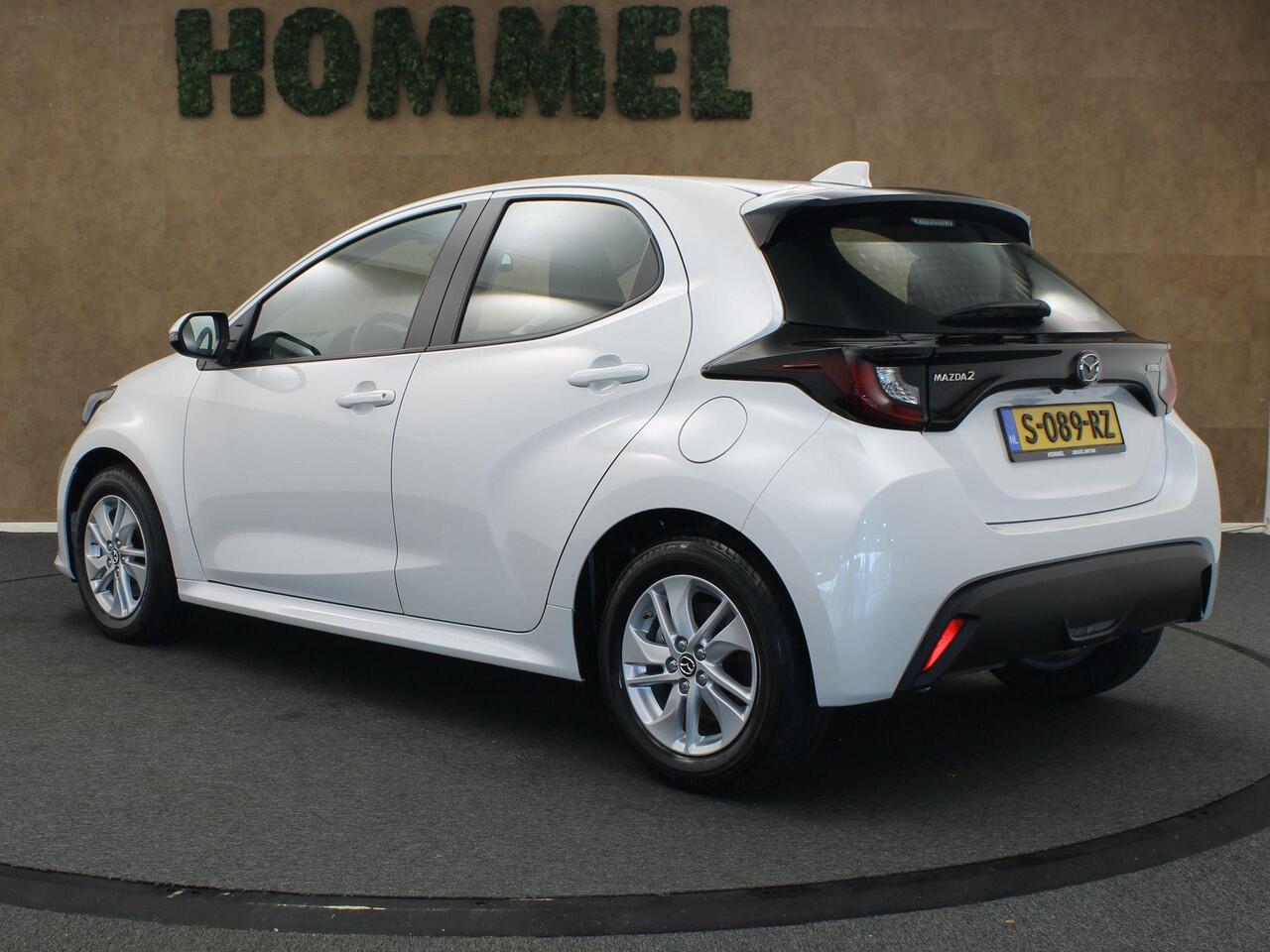 Mazda 2 Hybrid 1.5 Agile - ORIGINEEL NEDERLANDSE AUTO - CLIMATE CONTROL - APPLE CARPLAY/ANDROID AUTO - CRUISE CONTROL ADAPTIEF - KEYLESS ENTRY/START - STOELVERWARMING VOORSTOELEN - STUURWIELVERWARMING - ELEKTRISCHE RAMEN VOOR + ACHTER