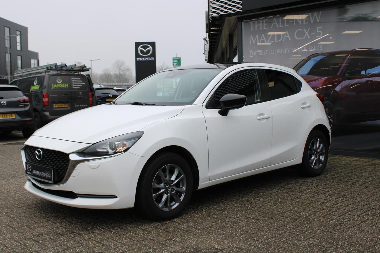 Mazda 2 1.5 Skyactiv-G Comfort , Automaat, Zwart Dak + Spiegels, LMV 15 Inch, PDC, Clima, Stoelverwarming, Apple Carplay, Navi, Cruise, ASR, LKA