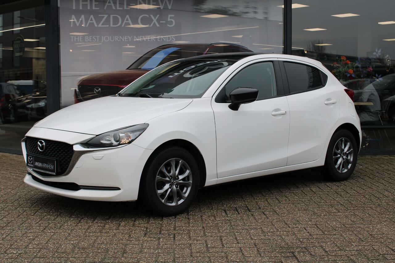 Mazda 2 1.5 Skyactiv-G Comfort , Automaat, Zwart Dak + Spiegels, LMV 15 Inch, PDC, Clima, Stoelverwarming, Apple Carplay, Navi, Cruise, ASR, LKA