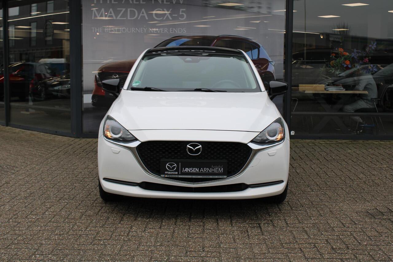 Mazda 2 1.5 Skyactiv-G Comfort , Automaat, Zwart Dak + Spiegels, LMV 15 Inch, PDC, Clima, Stoelverwarming, Apple Carplay, Navi, Cruise, ASR, LKA
